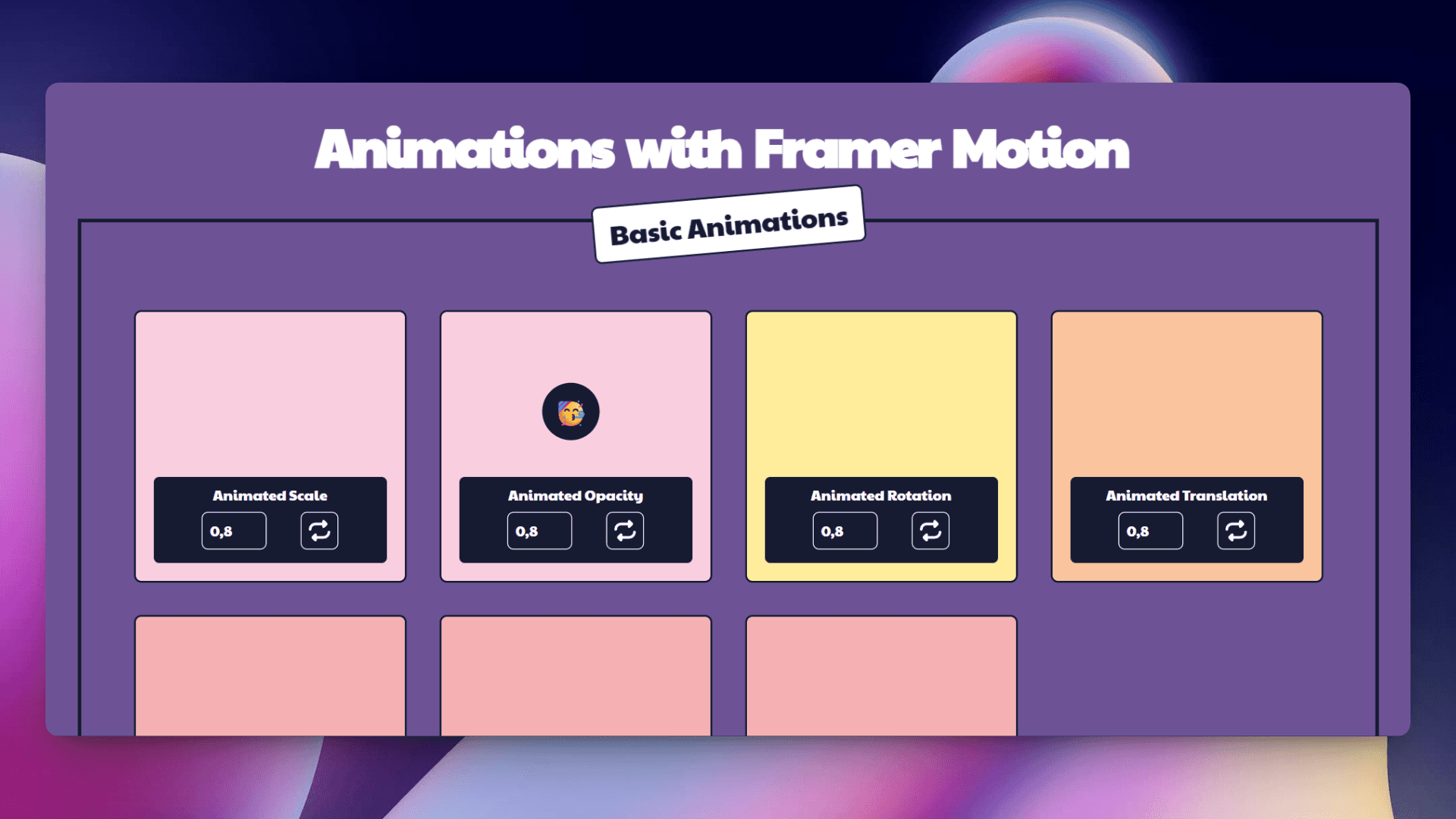 Laboratorio de Animaciones Avanzadas