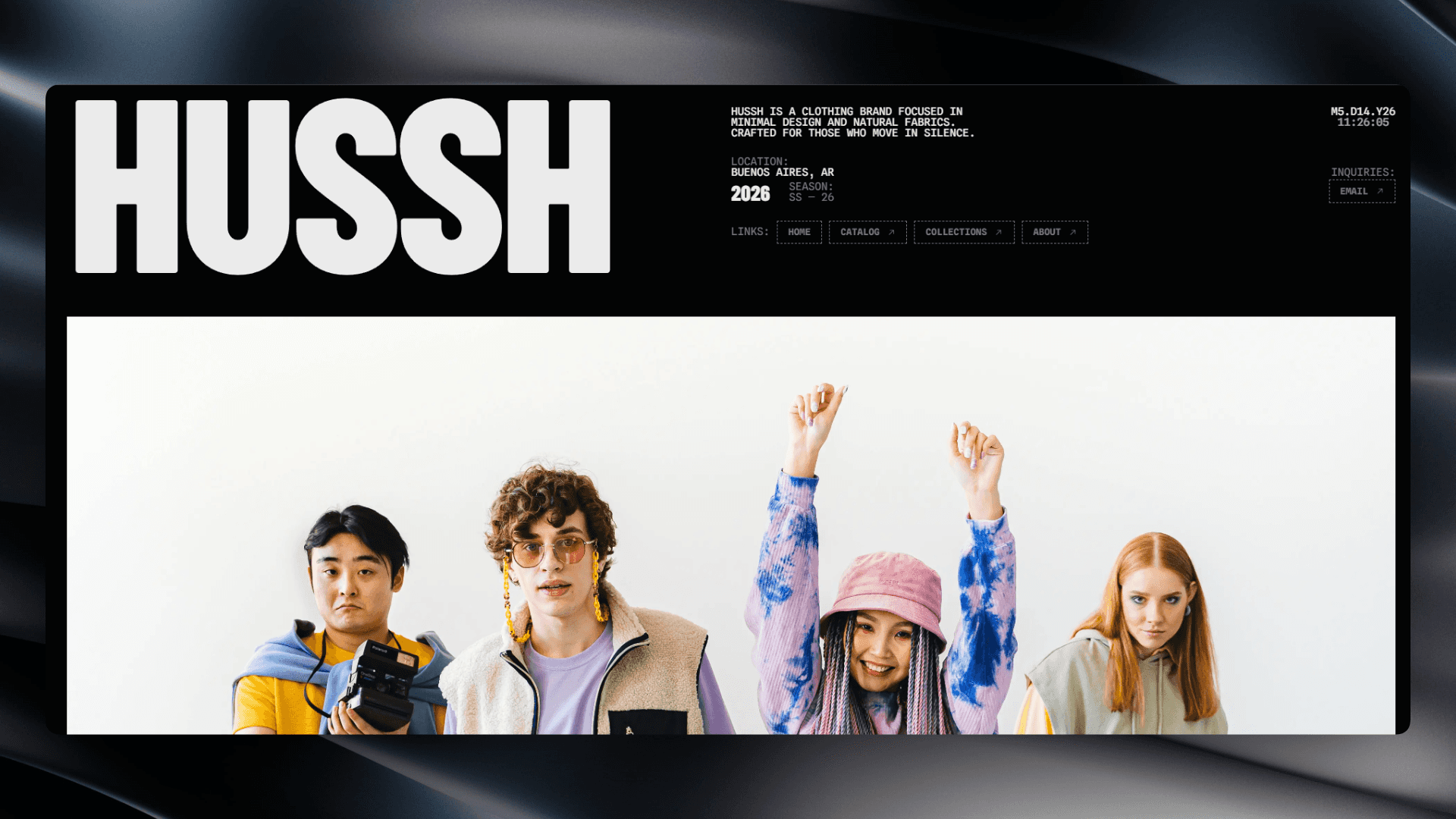 Hussh — Marca de ropa conceptual