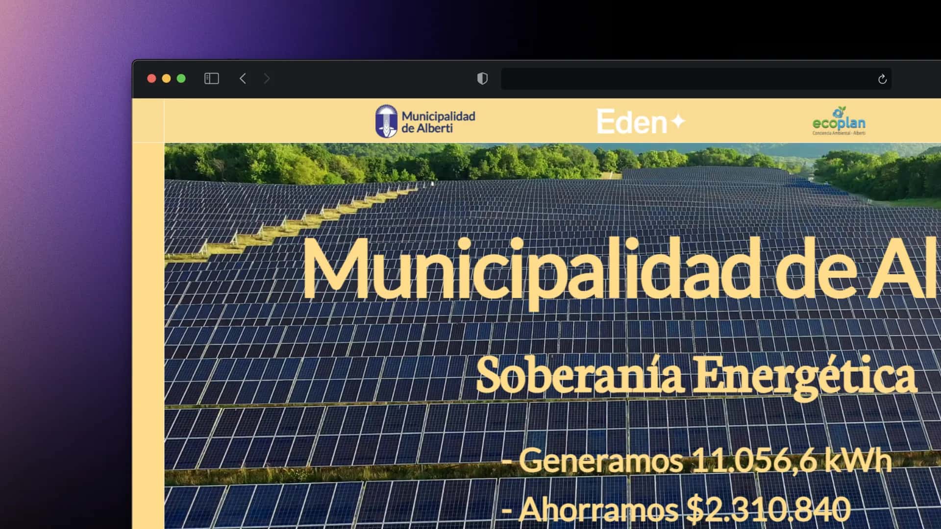 Plataforma de Monitoreo de Ahorro Energético