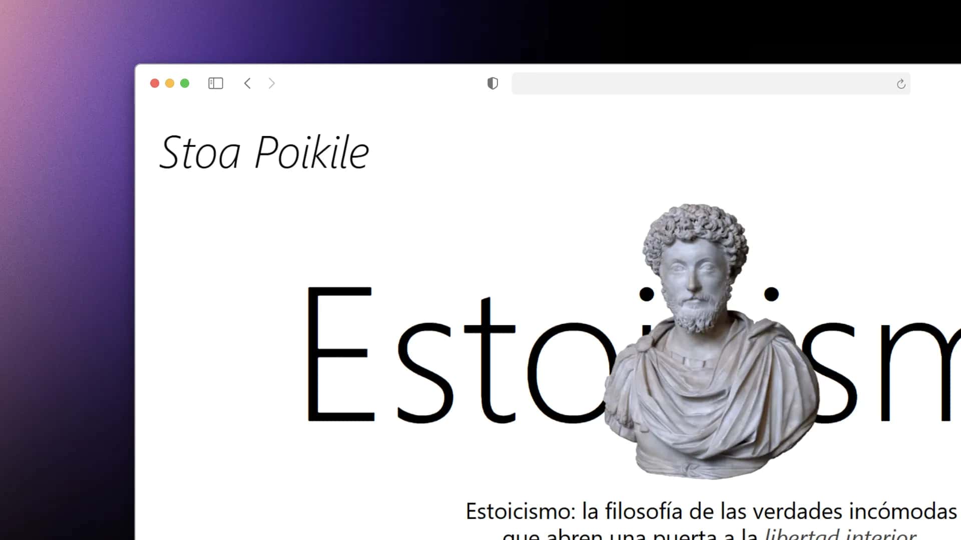 Proyecto Web de Filosofía Estoica